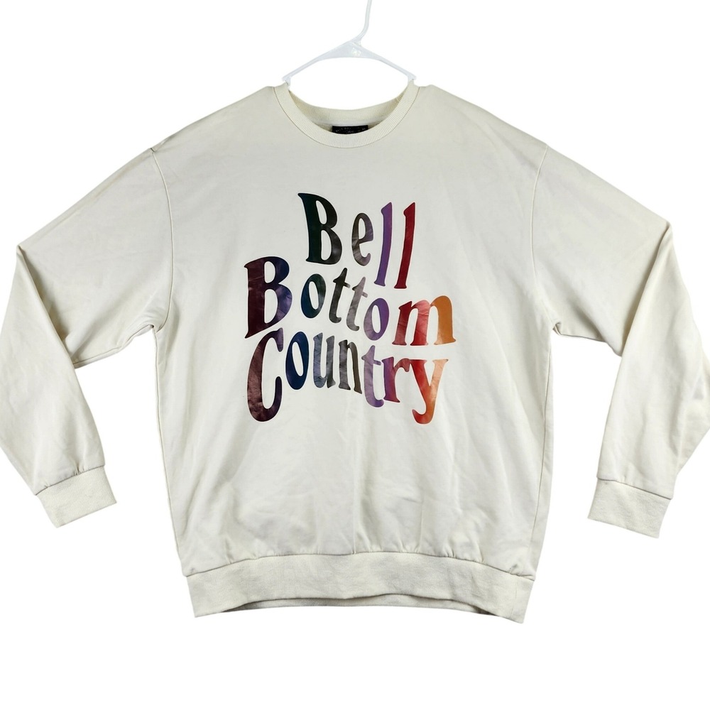 Lainey‎ Wilson Official Merch Bell Bottom Country Cream Pullover Sweatshirt XL